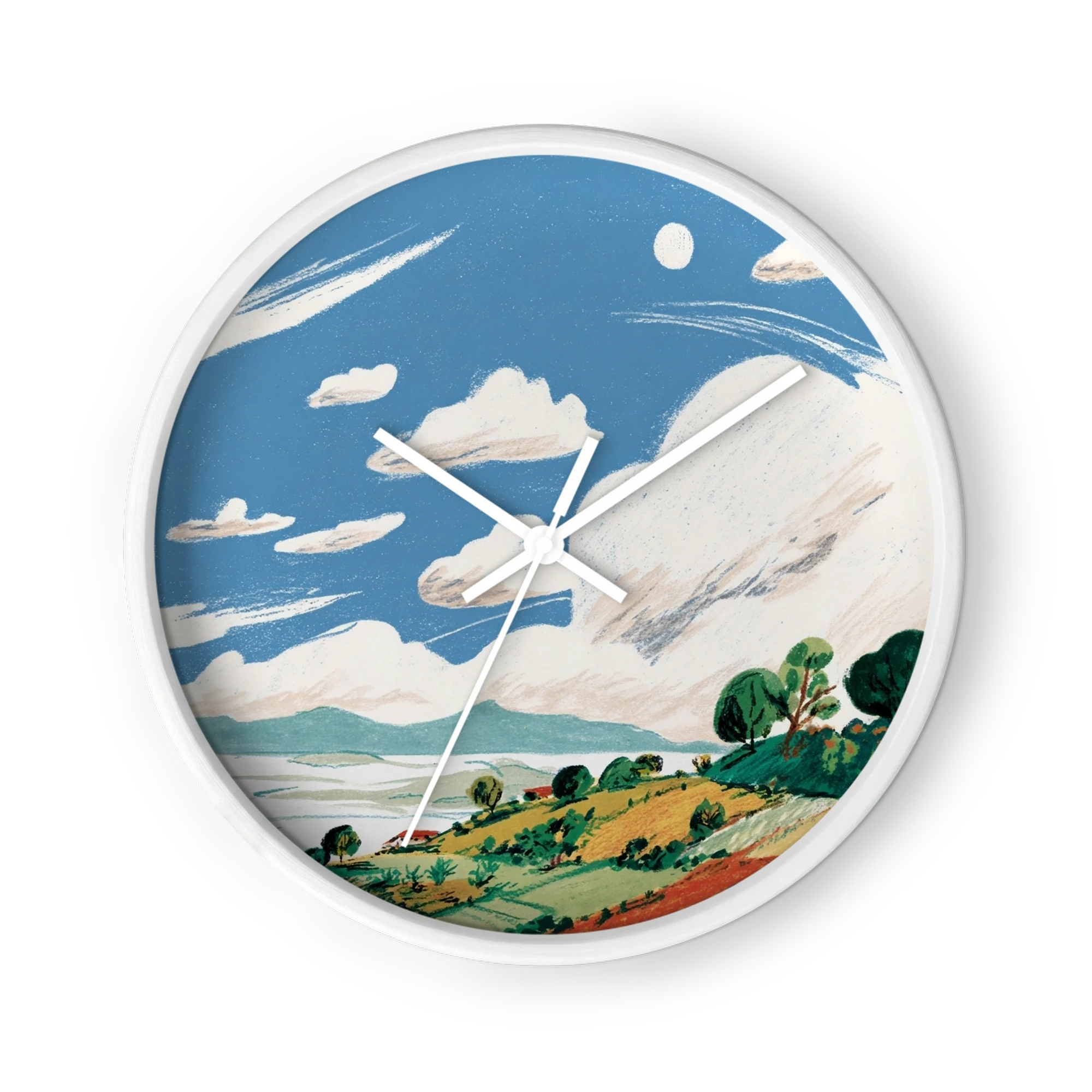 Rolling Hills and Blue Sky