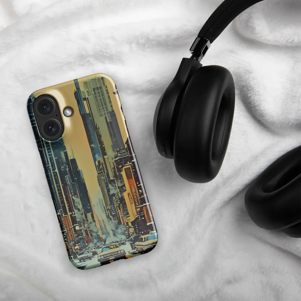 Winter Cityscape Painting 
 iPhone 16 Pro | Tough Case