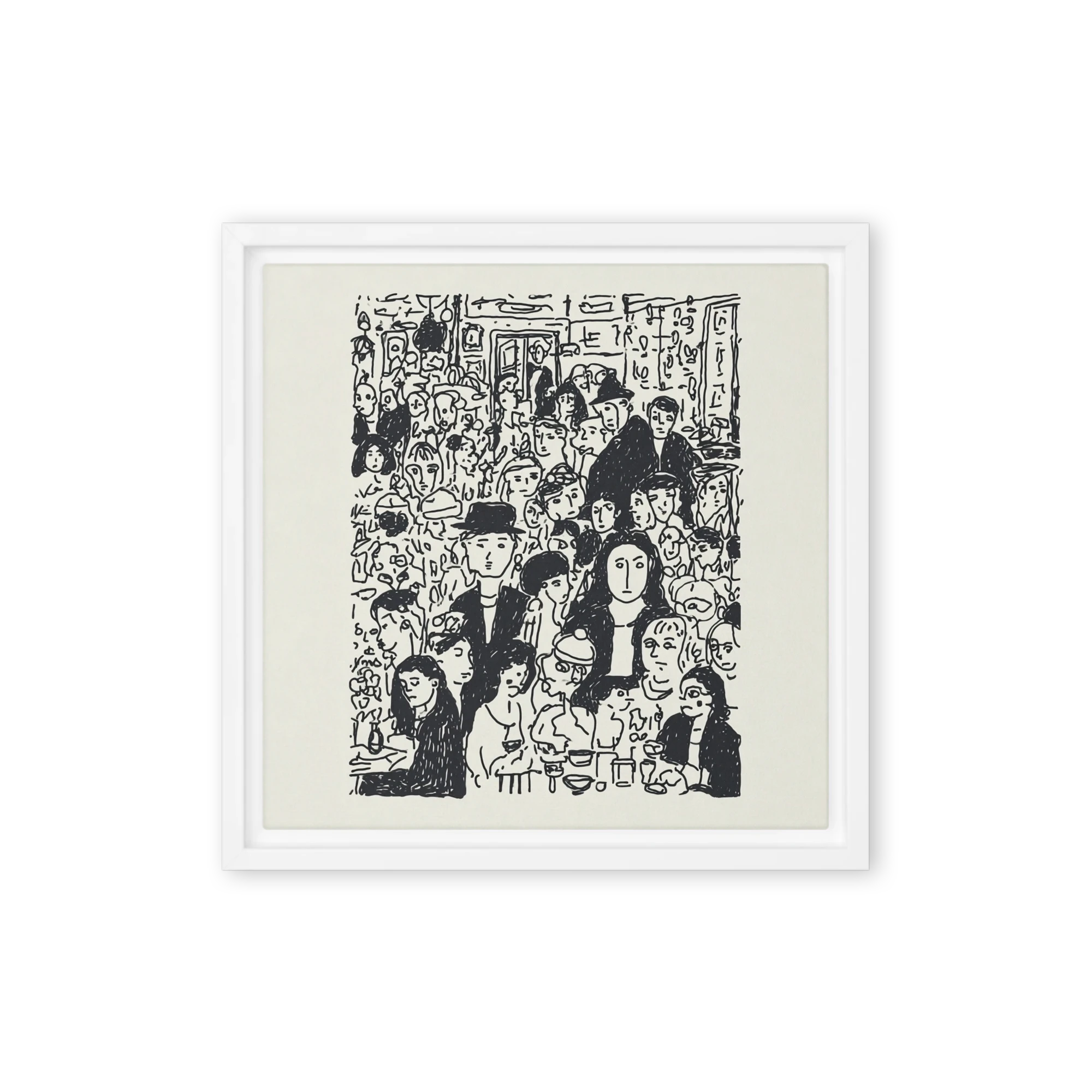 Faces in the Crowd | Art Print