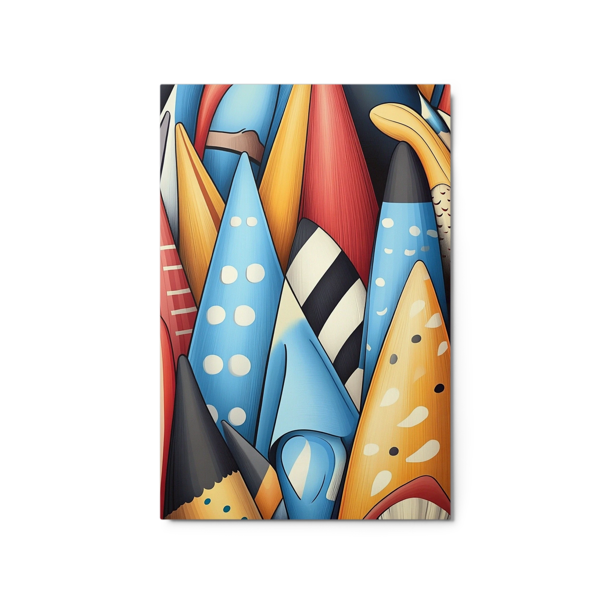 Colorful Surfboard Collection