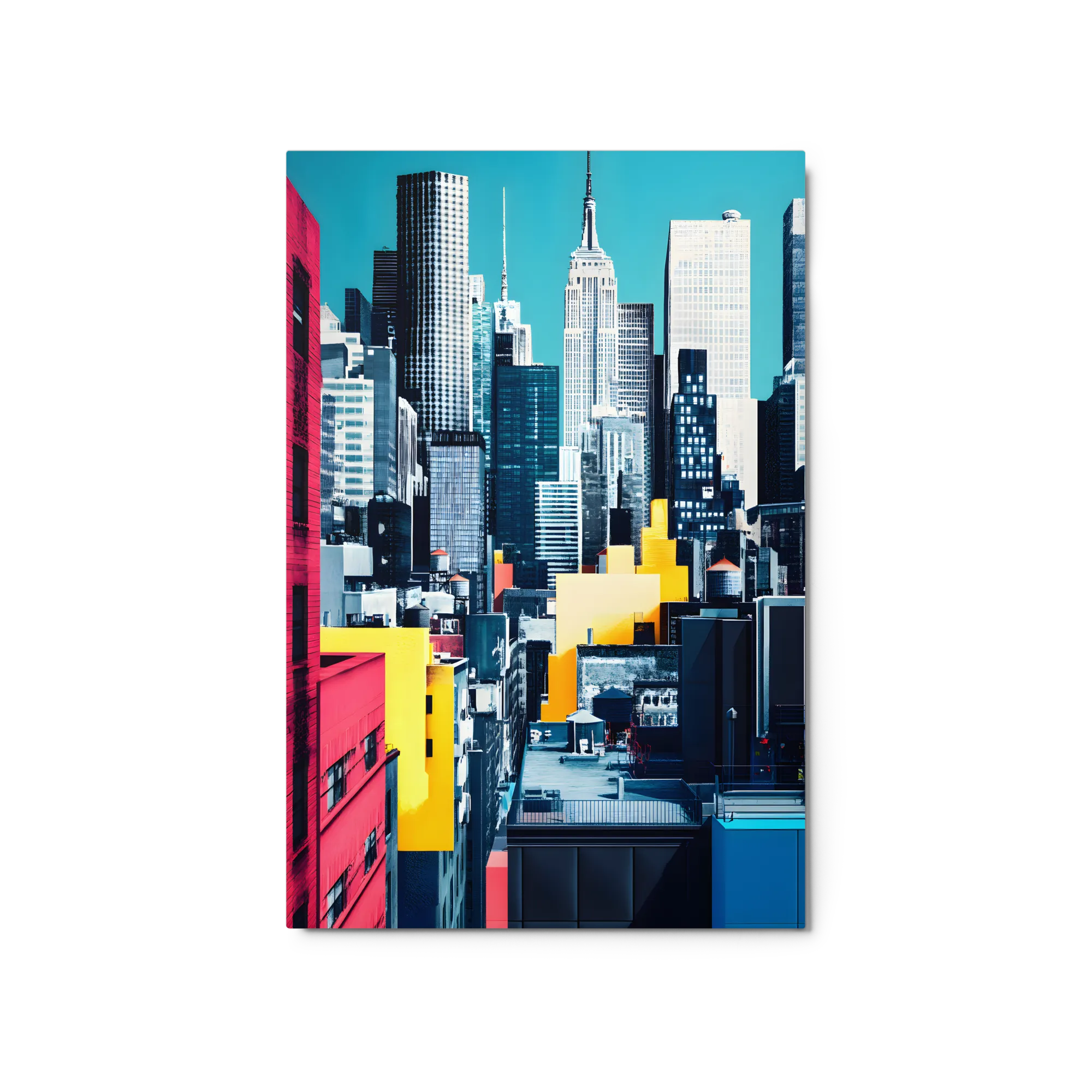 Color Block New York Skyline