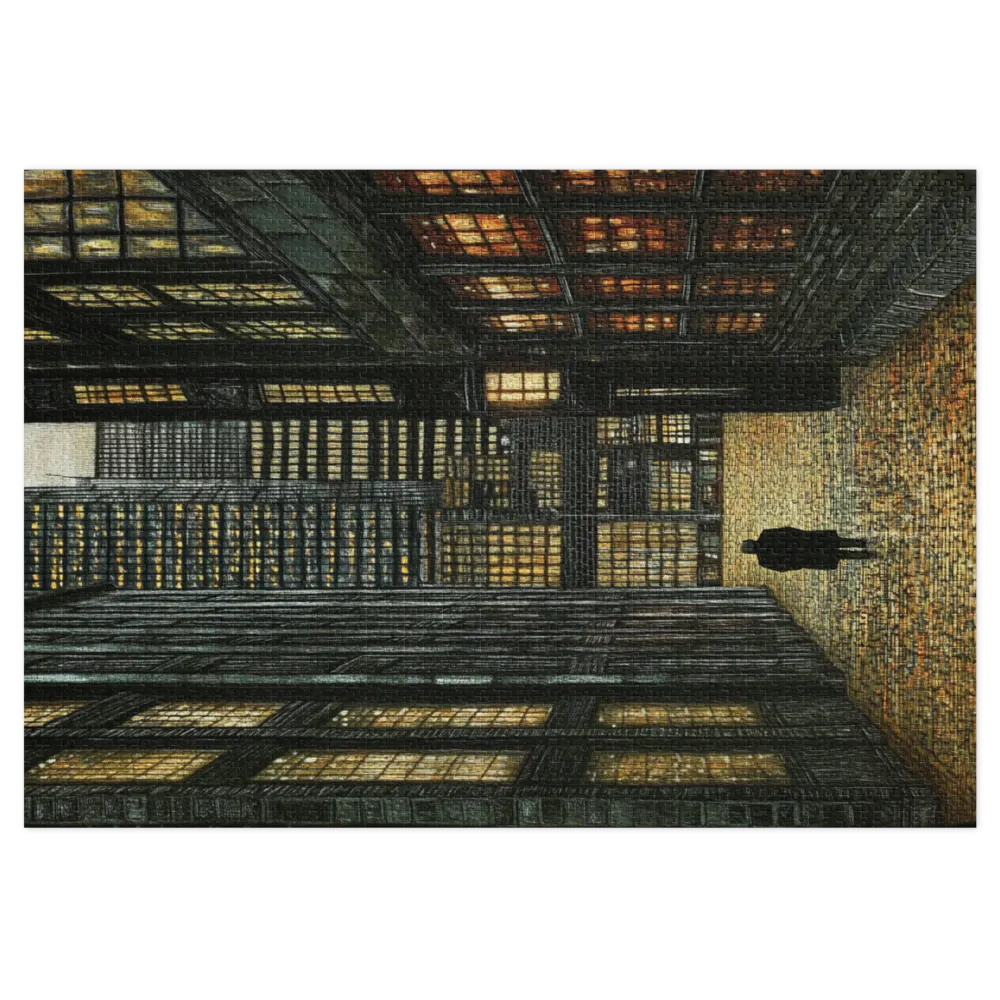 Cityscape Alley at Night | Jigsaw Puzzle (252/520 pieces)