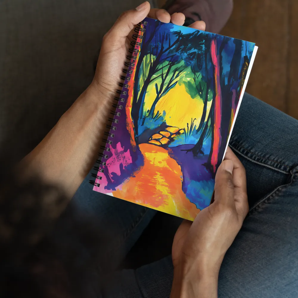 Fauvist Forest Path 
 Spiral Notebook | 140 pages