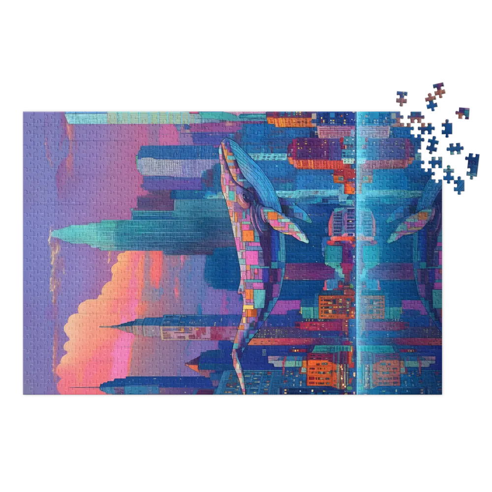 Neon City Whale