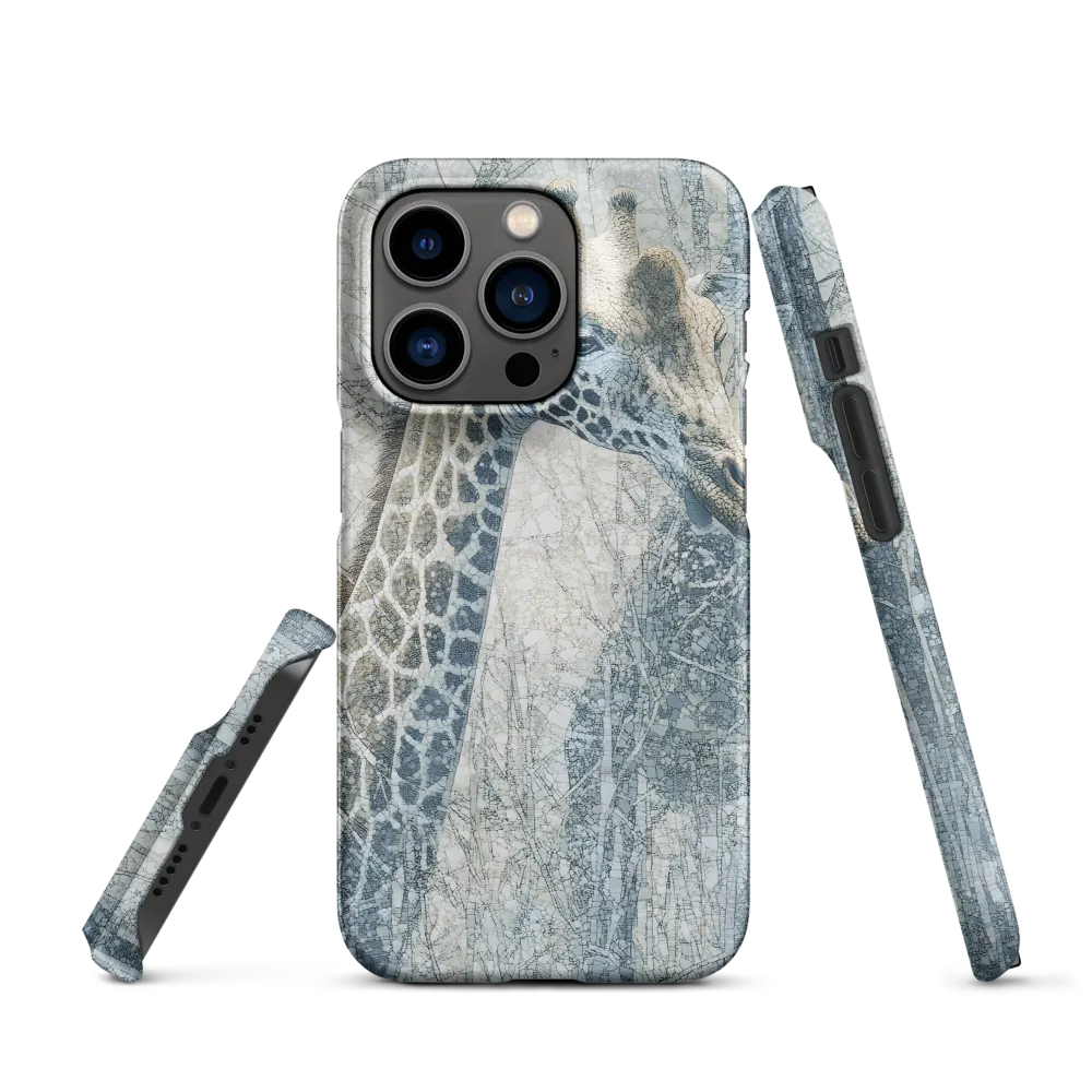 Giraffe Digital Illustration in Nature | Phone Case