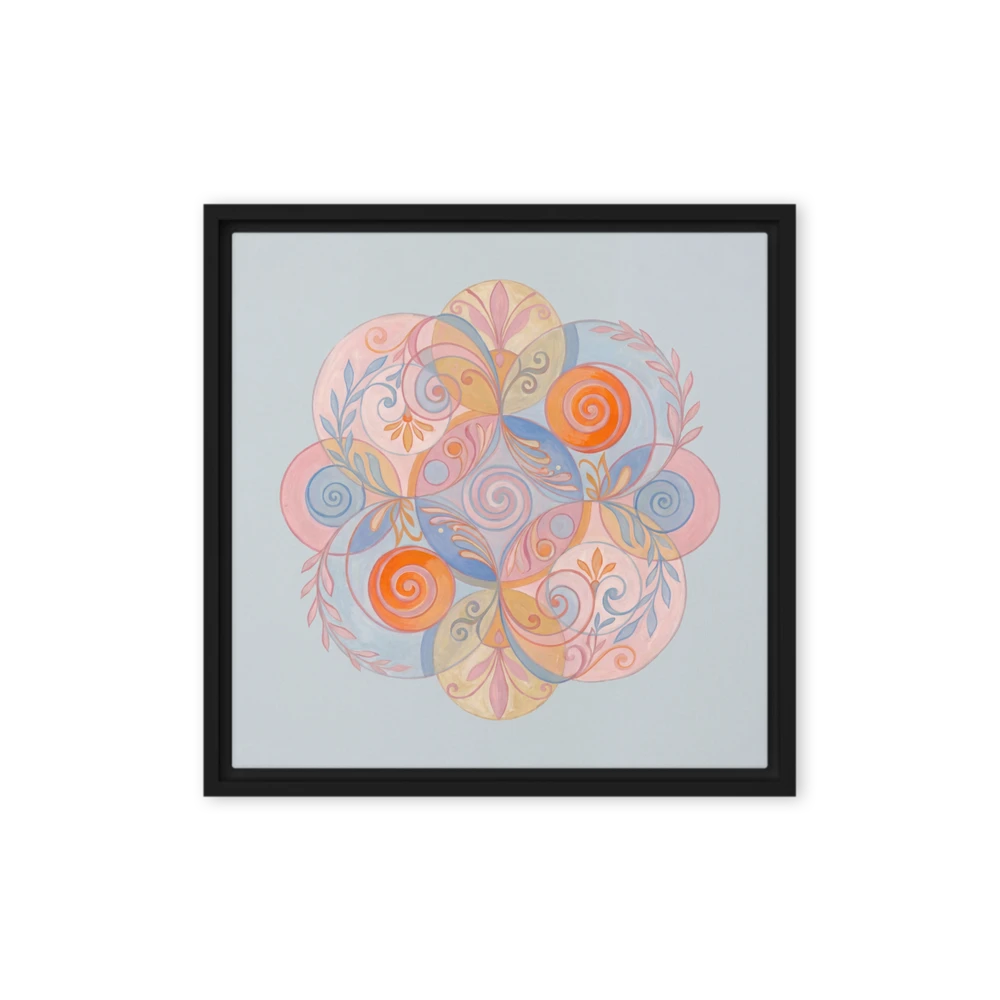 Harmonic Floral Mandala | Art Print
