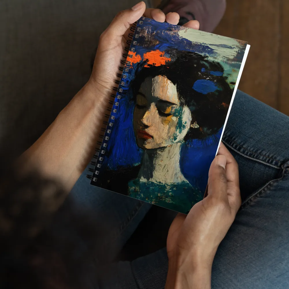 The Pensive Gaze 
 Spiral Notebook | 140 pages