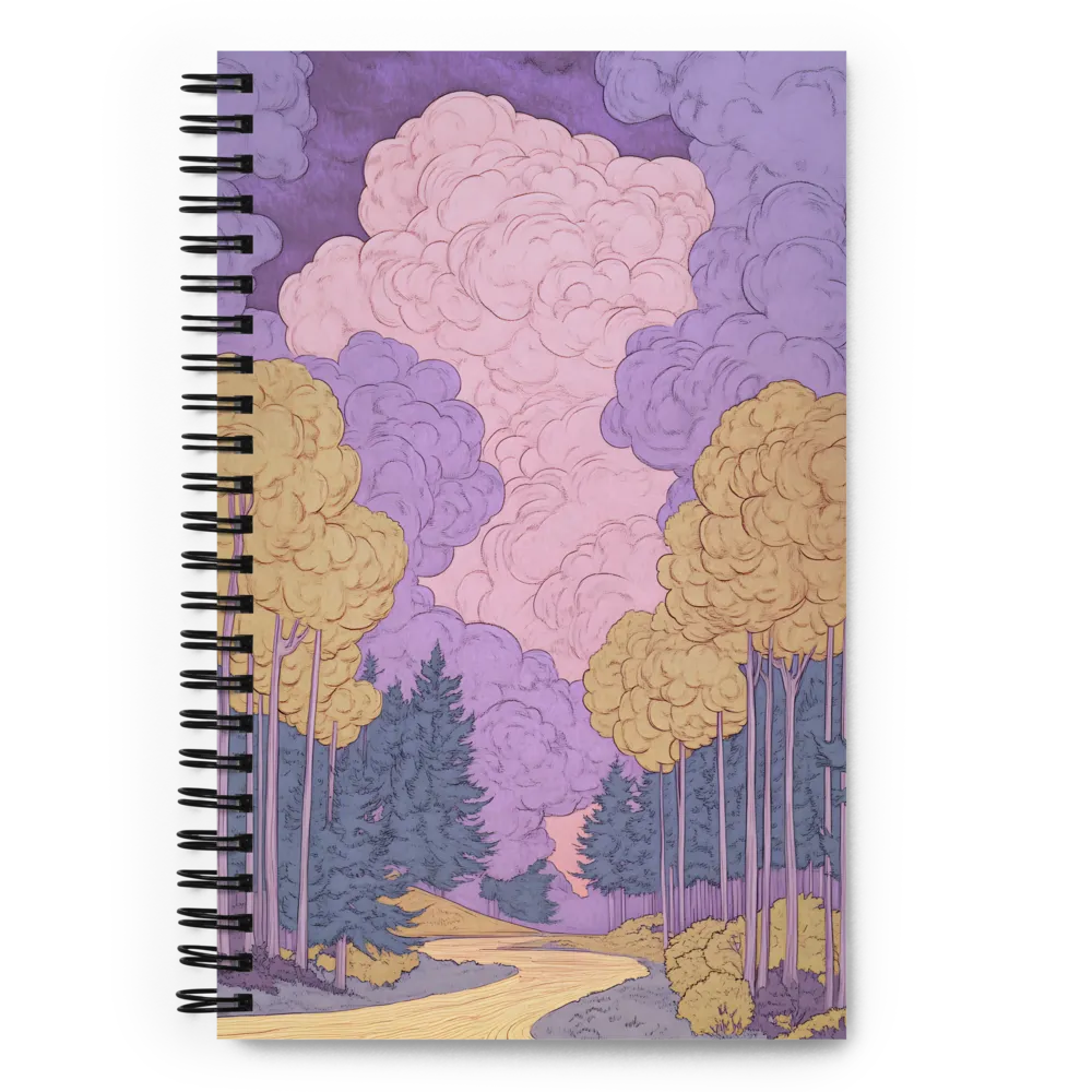 Whimsical Forest Pathway 
 Spiral Notebook | 140 pages
