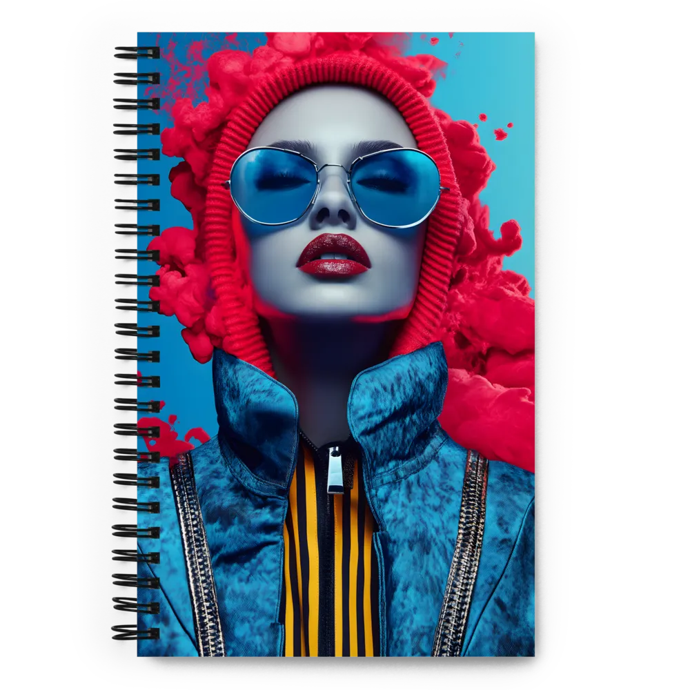 Crimson Aura 
 Spiral Notebook | 140 pages