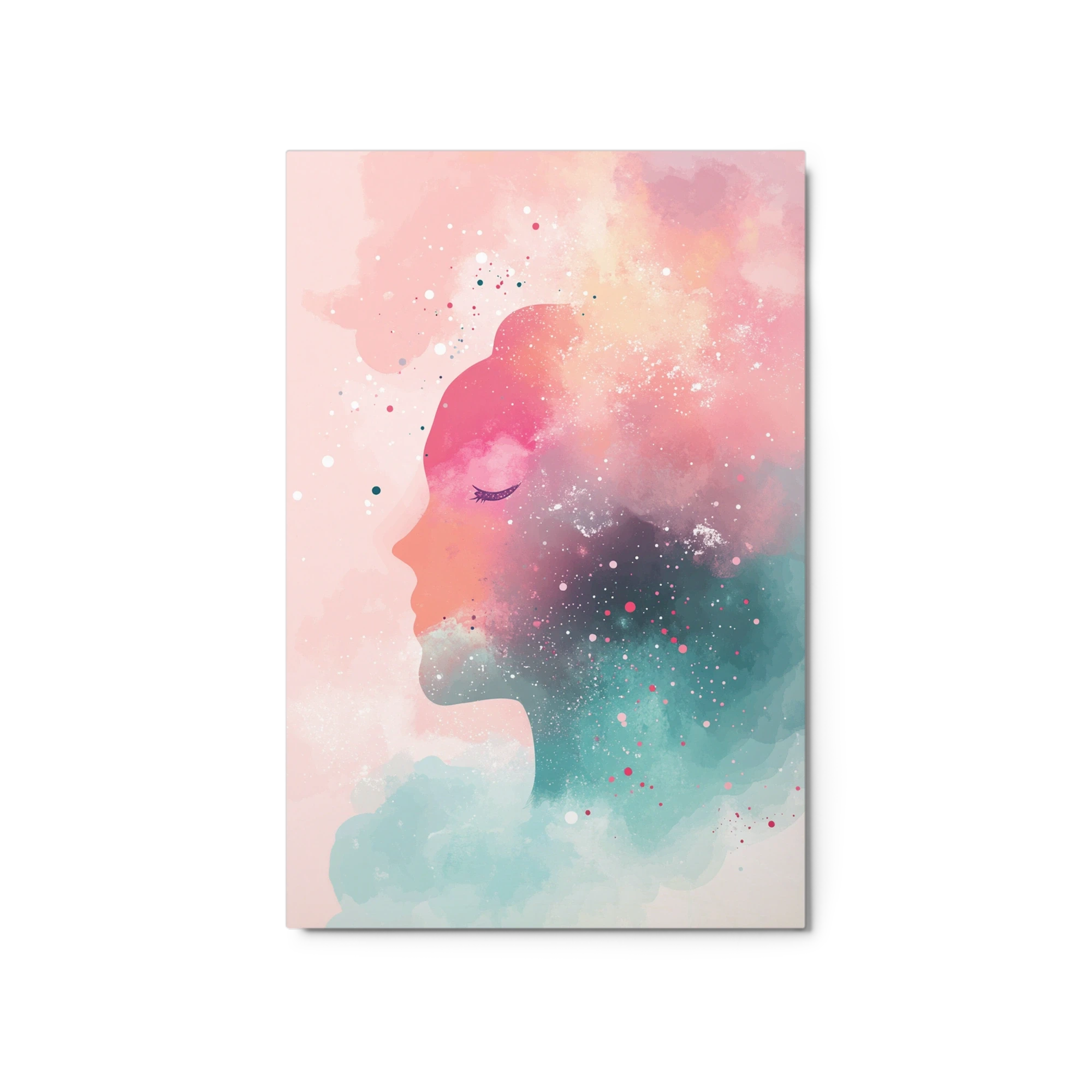Cosmic Silhouette of a Woman