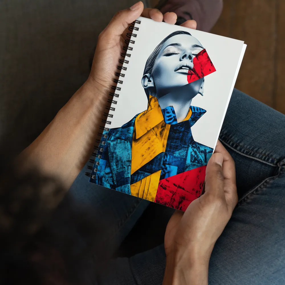 Fragmented Confidence: A Surreal Fashion Portrait