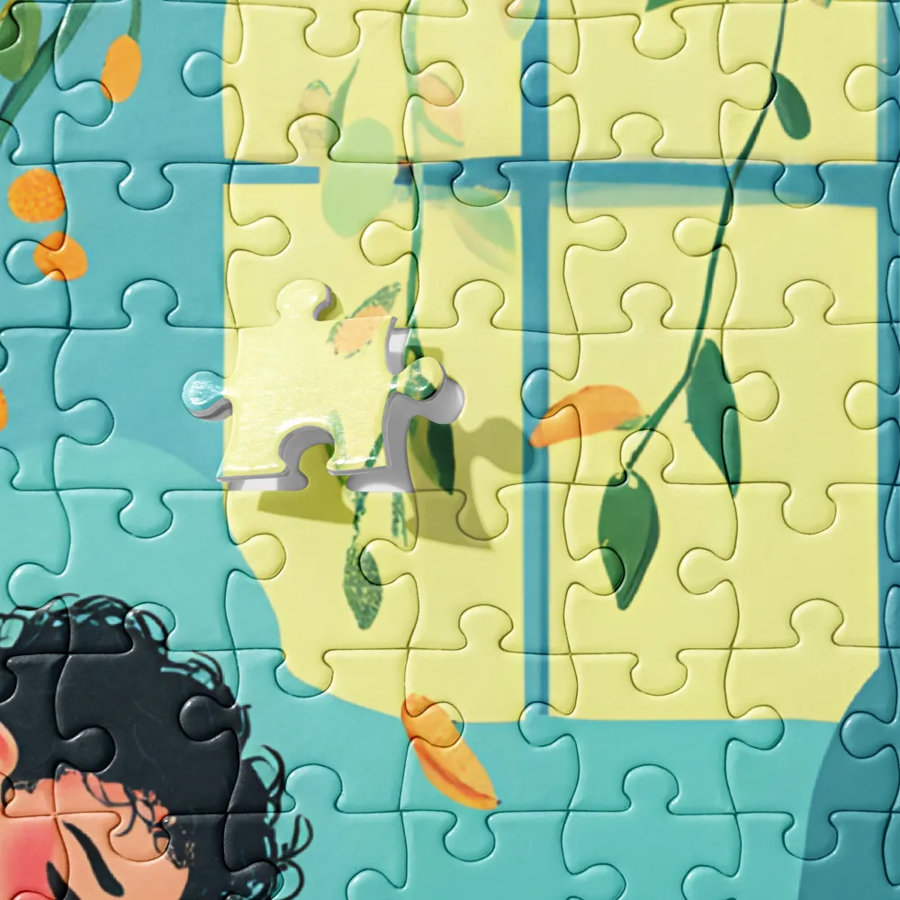 Solace in Shadows 
 Jigsaw Puzzle in Tin Box