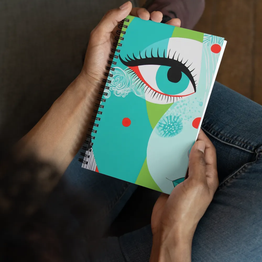 Pop Art Gaze 
 Spiral Notebook | 140 pages