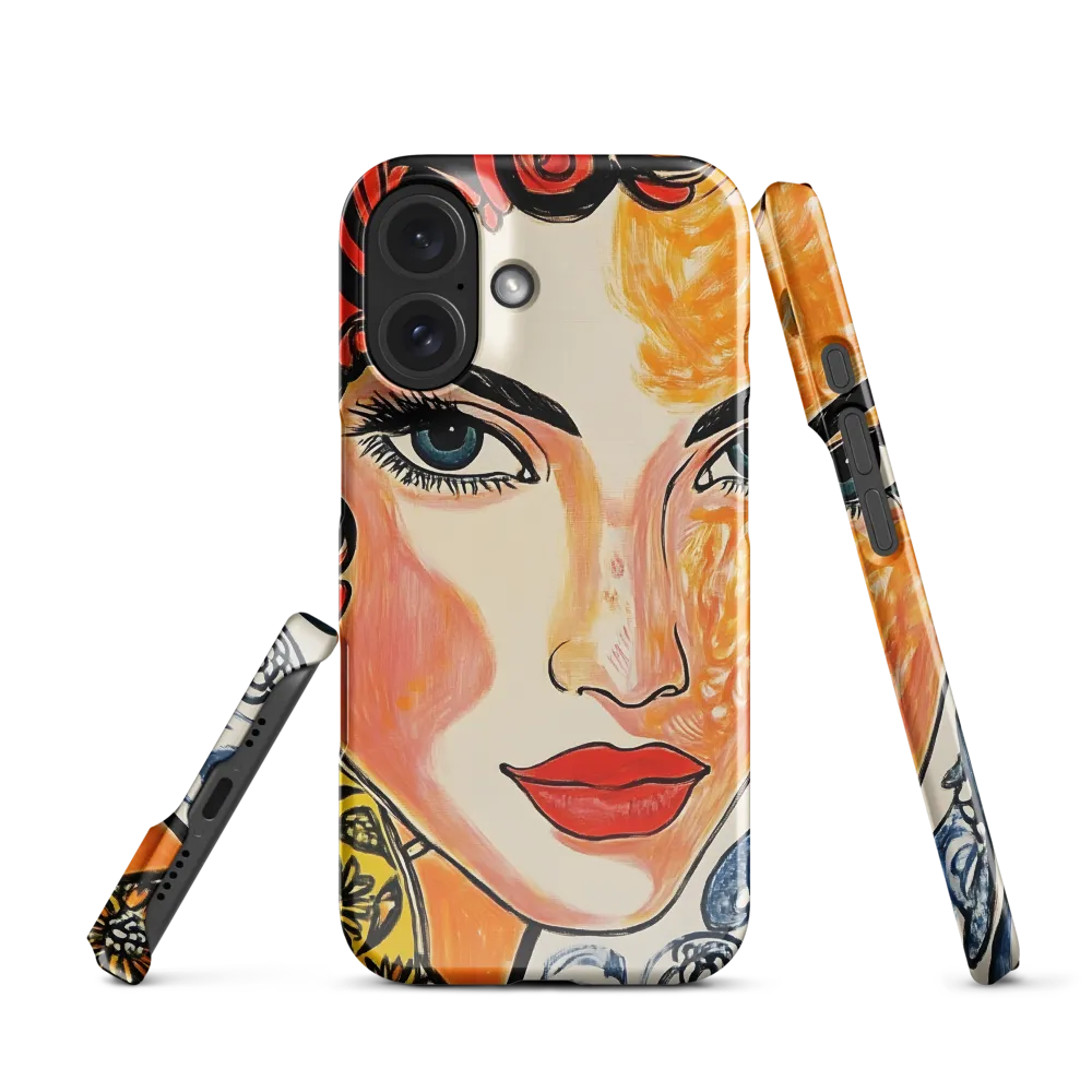 Vibrant Stylized Portrait 
 iPhone 12 Mini | Snap Case