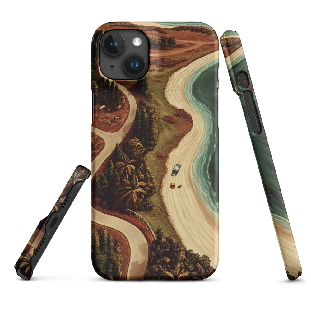 Winding Beach Road Landscape | Phone Case