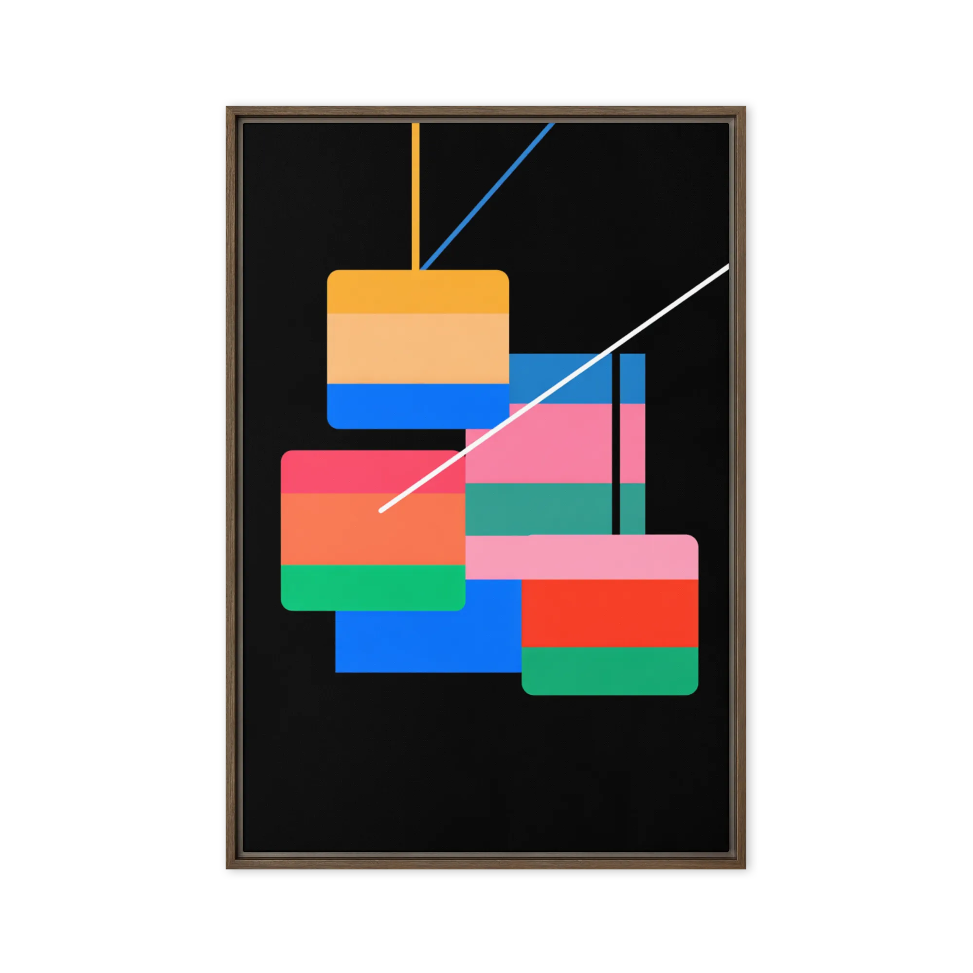 Distilled Bauhaus puzzles of color — Pure form grids