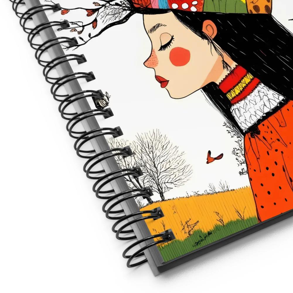 Whimsical Nature Spirit 
 Spiral Notebook | 140 pages