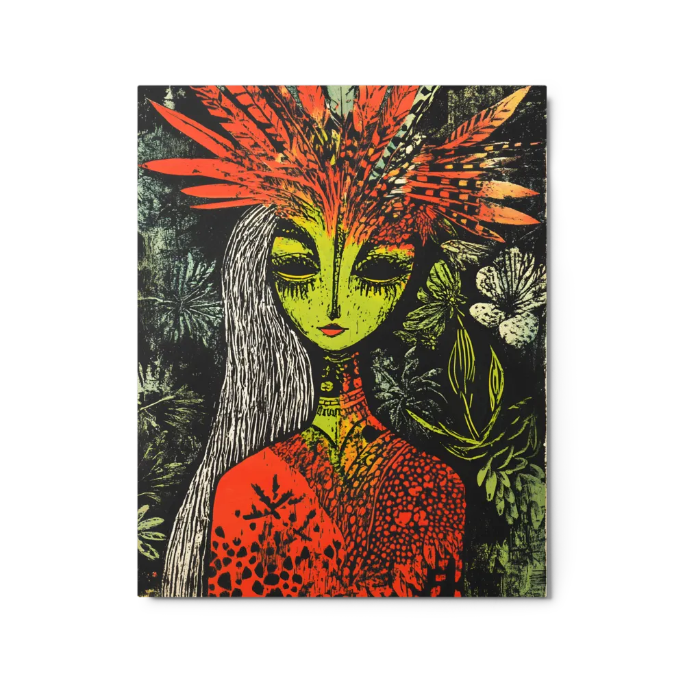 The Forest Queen 
 Canvas with White Frame
