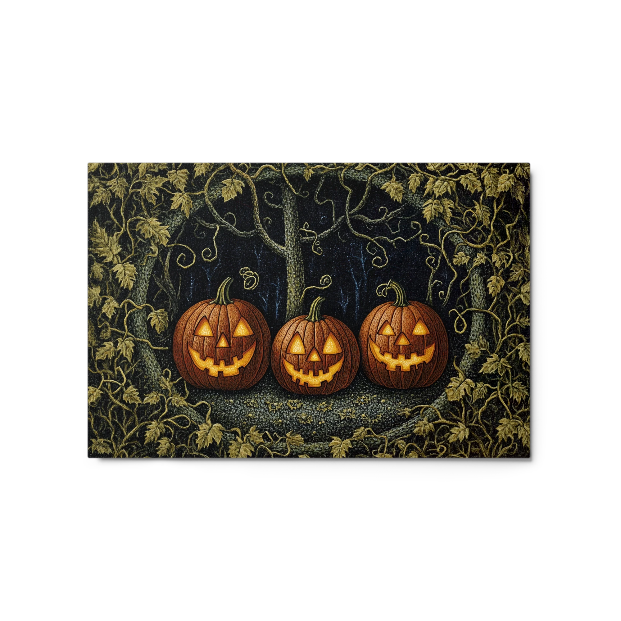 Glowing Jack-o'-Lanterns