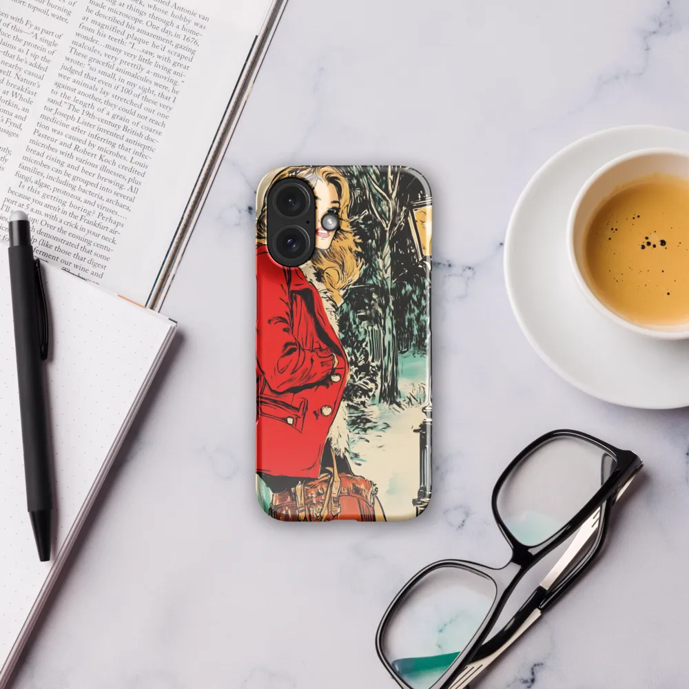 Winter Street Encounter 
 iPhone 14 Plus | Tough Case