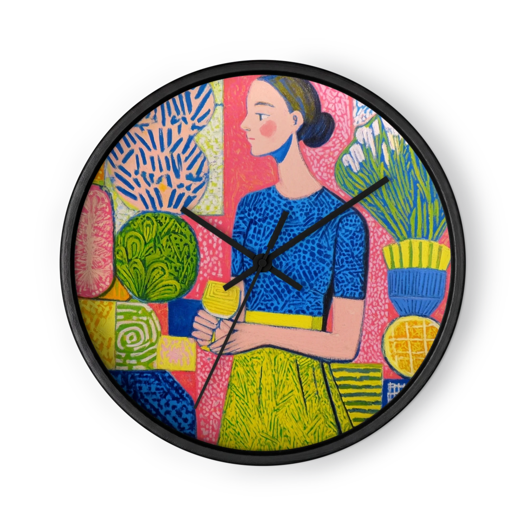 The Blue Top and Pink Pattern