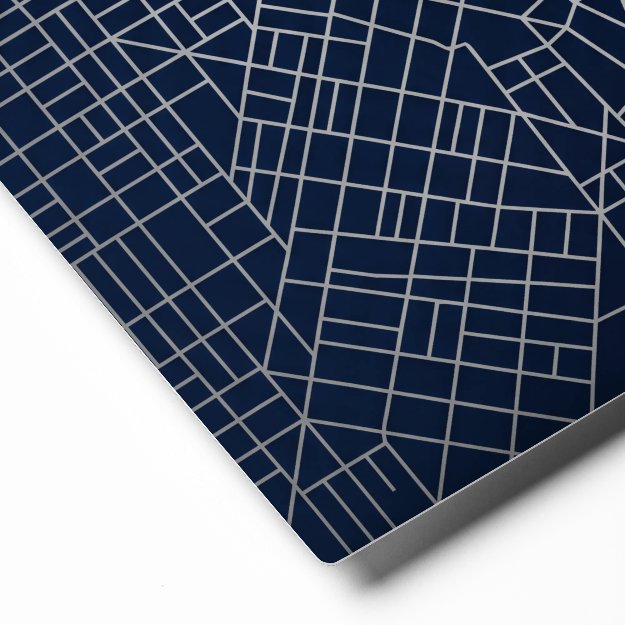 Art Deco City Map 
 Canvas | 18″x 24″