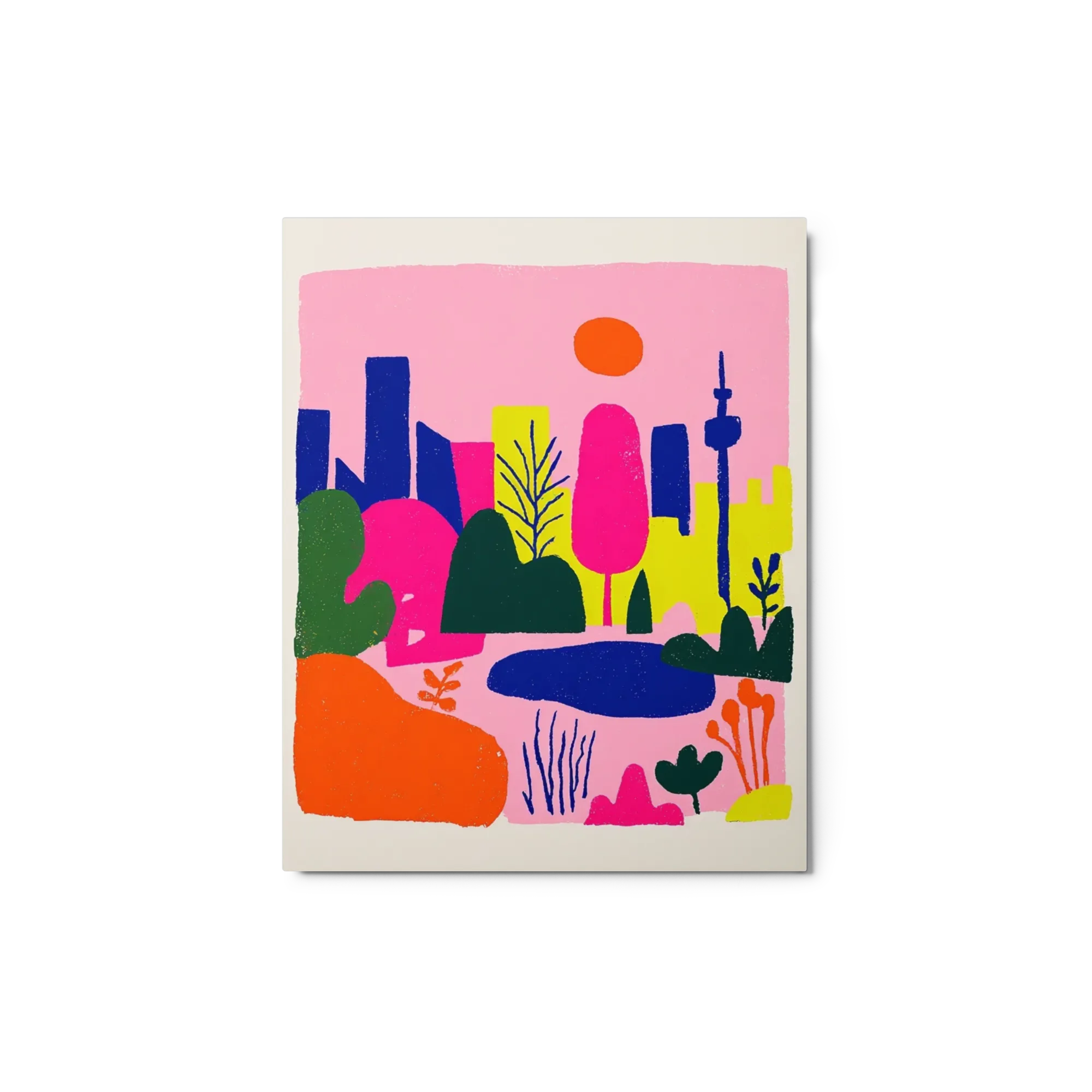 Neon City Oasis