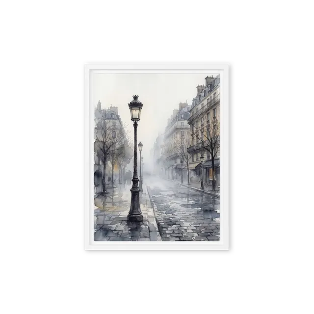 Parisian Street Fog | Art Print