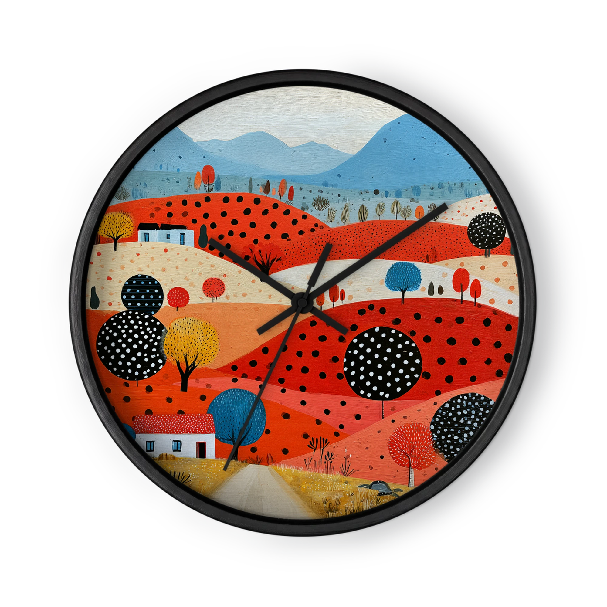 Red Hills and Polka Dot Trees