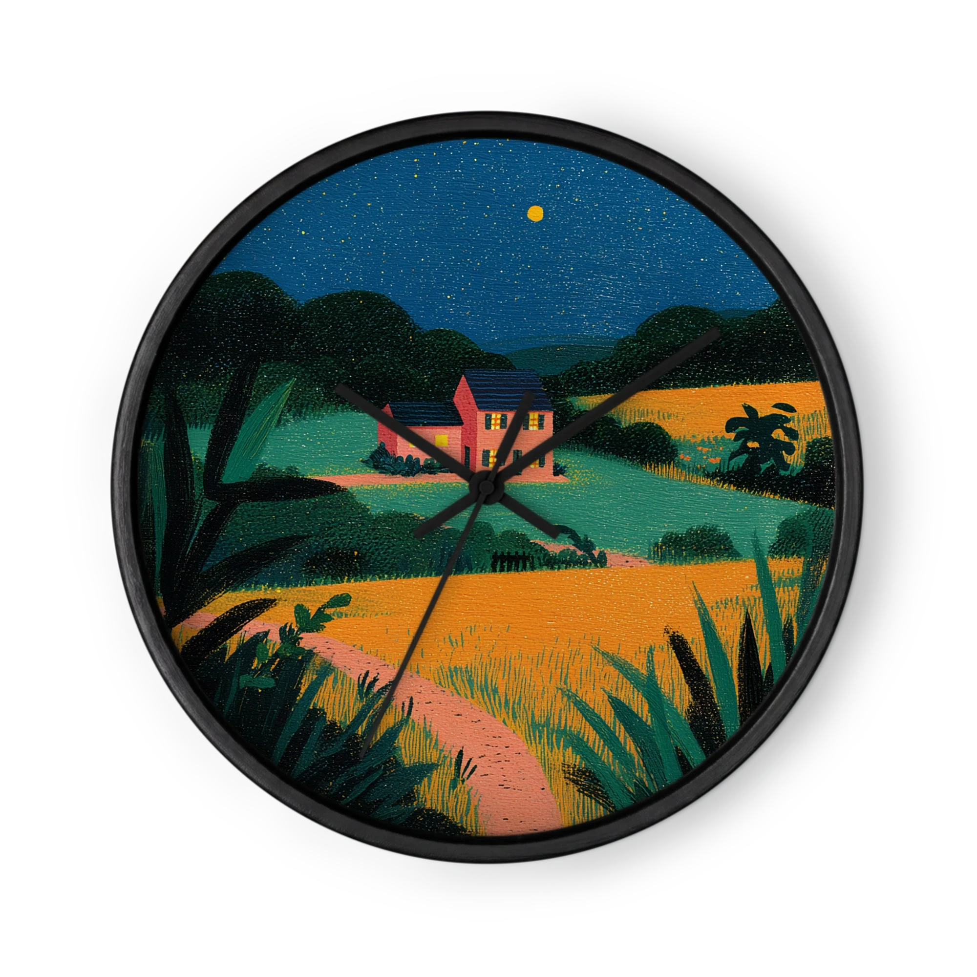 House Under Starry Sky