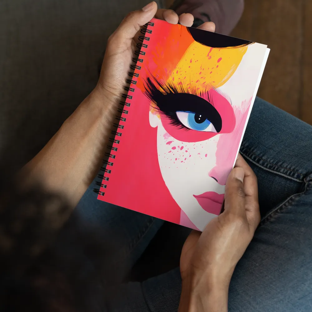 Colorful Gaze 
 Spiral Notebook | 140 pages