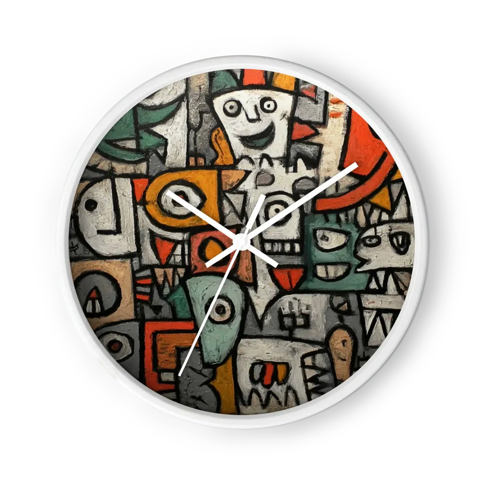 Faces in Cubist Mosaic