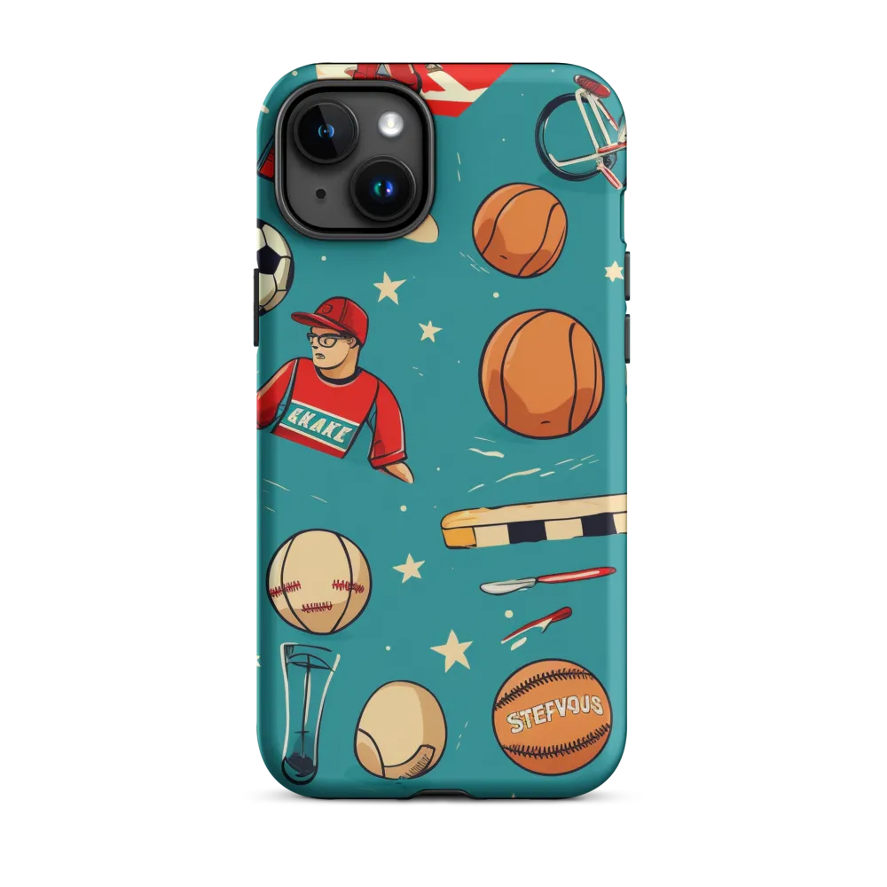 Colorful Sports Equipment Pattern | Phone Case