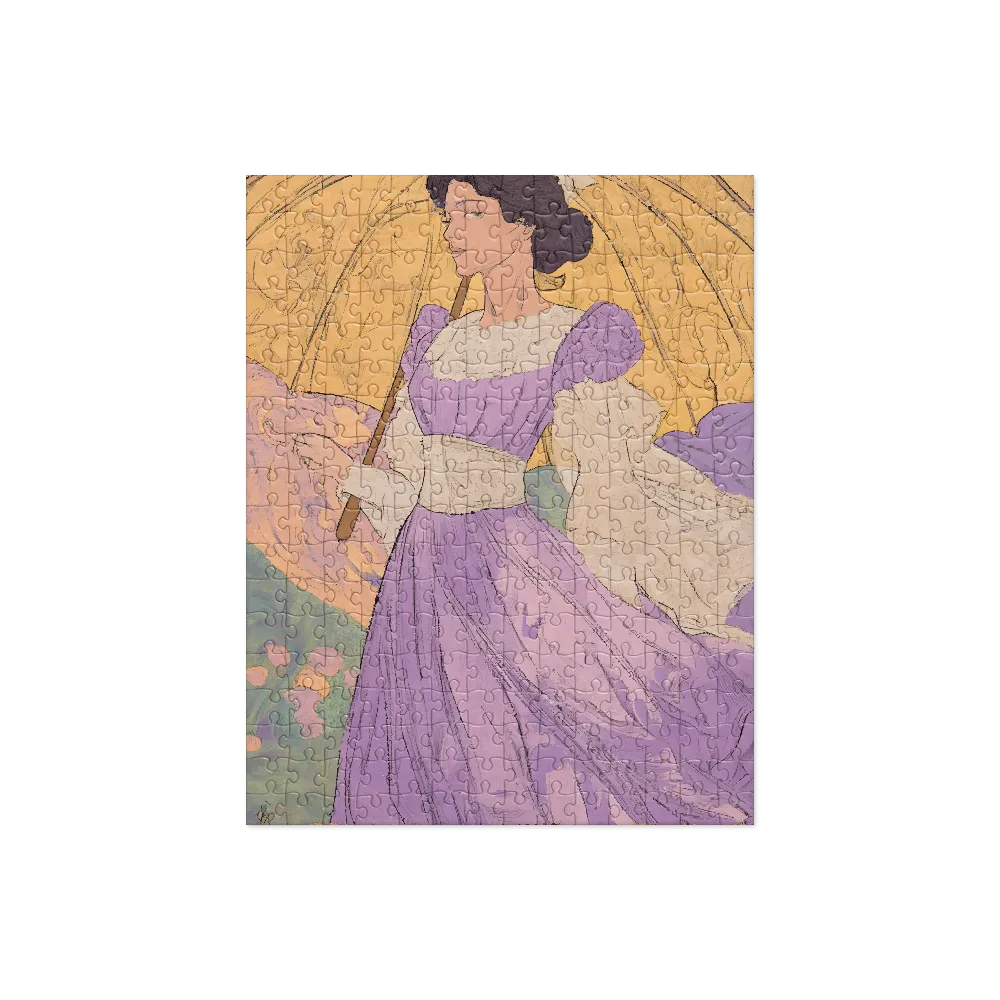 Art Nouveau Woman 
 Jigsaw Puzzle
