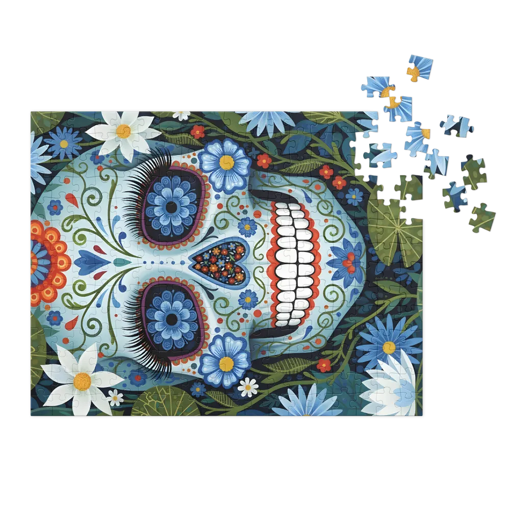 Botanical Sugar Skull