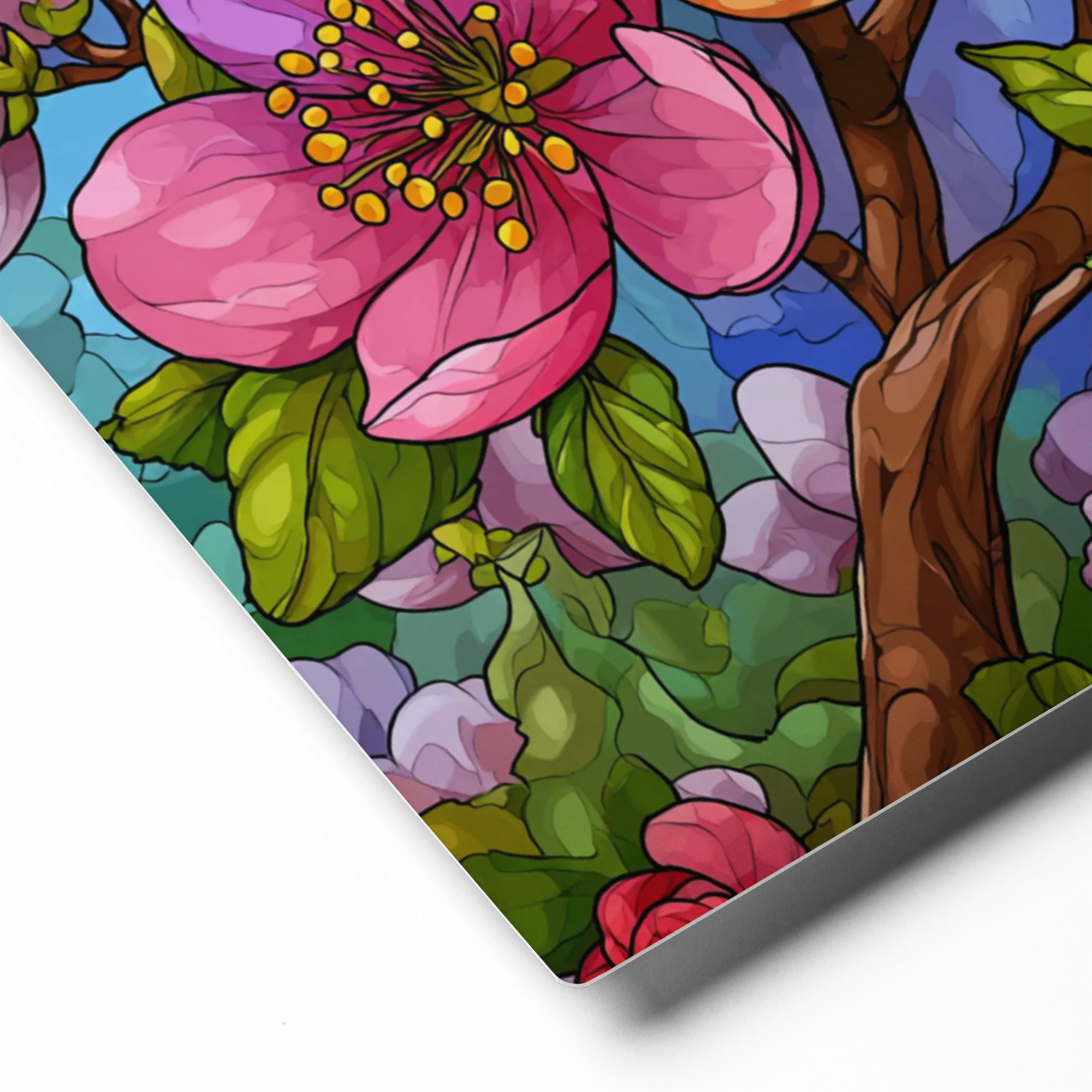 Stained Glass Blossoms | Art Print