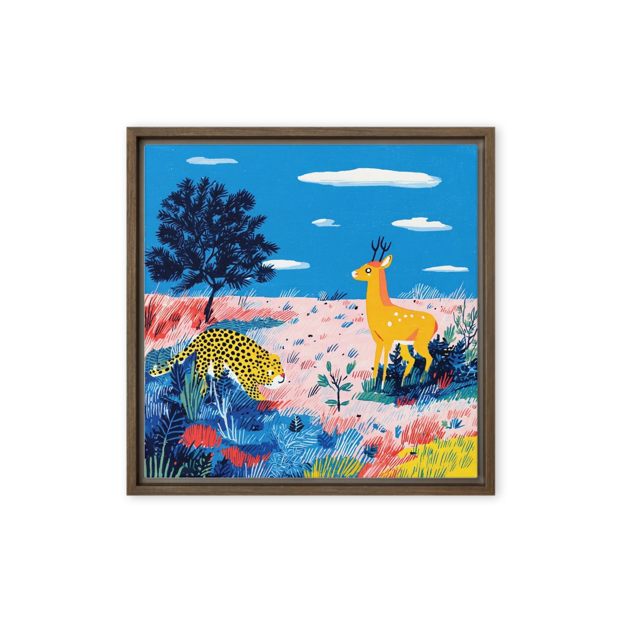Savannah Encounter | Art Print