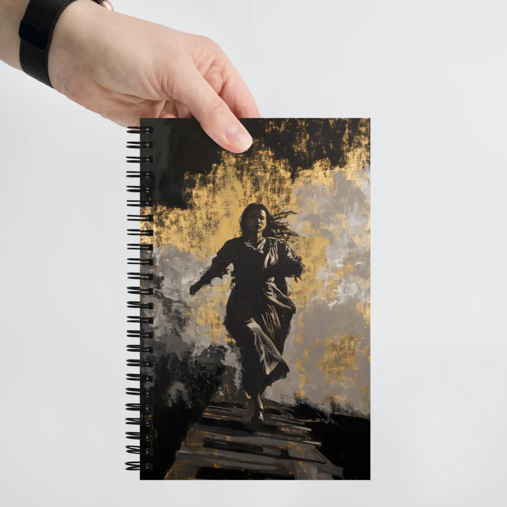Golden Pursuit 
 Spiral Notebook | 140 pages