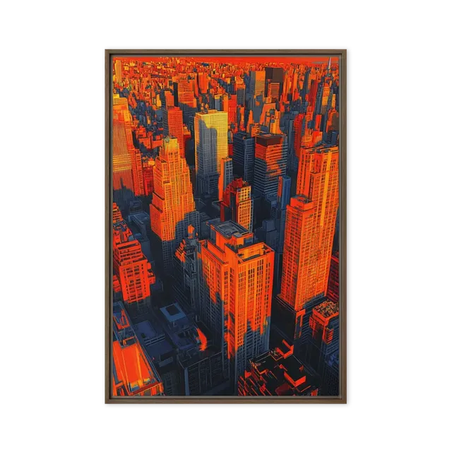 Wall Art in Warm Tones — Reds to Rose