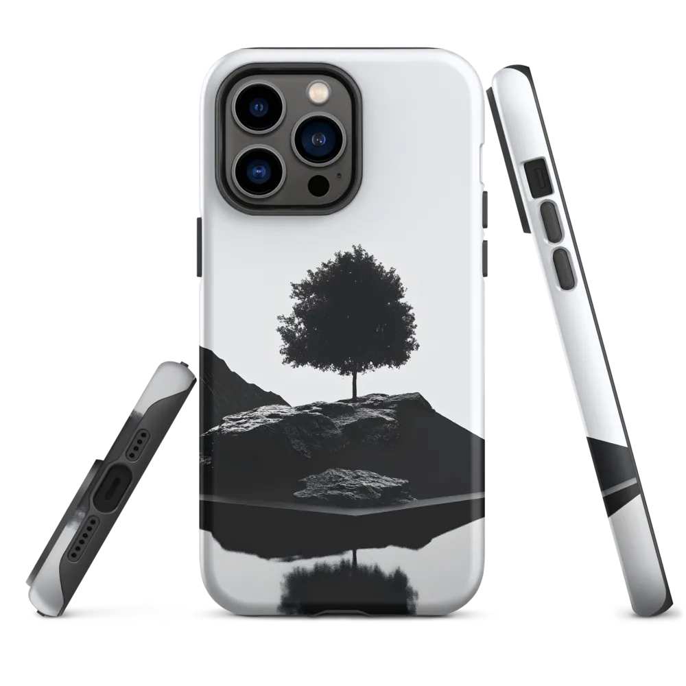Solitary Tree and Reflection | Phone Case