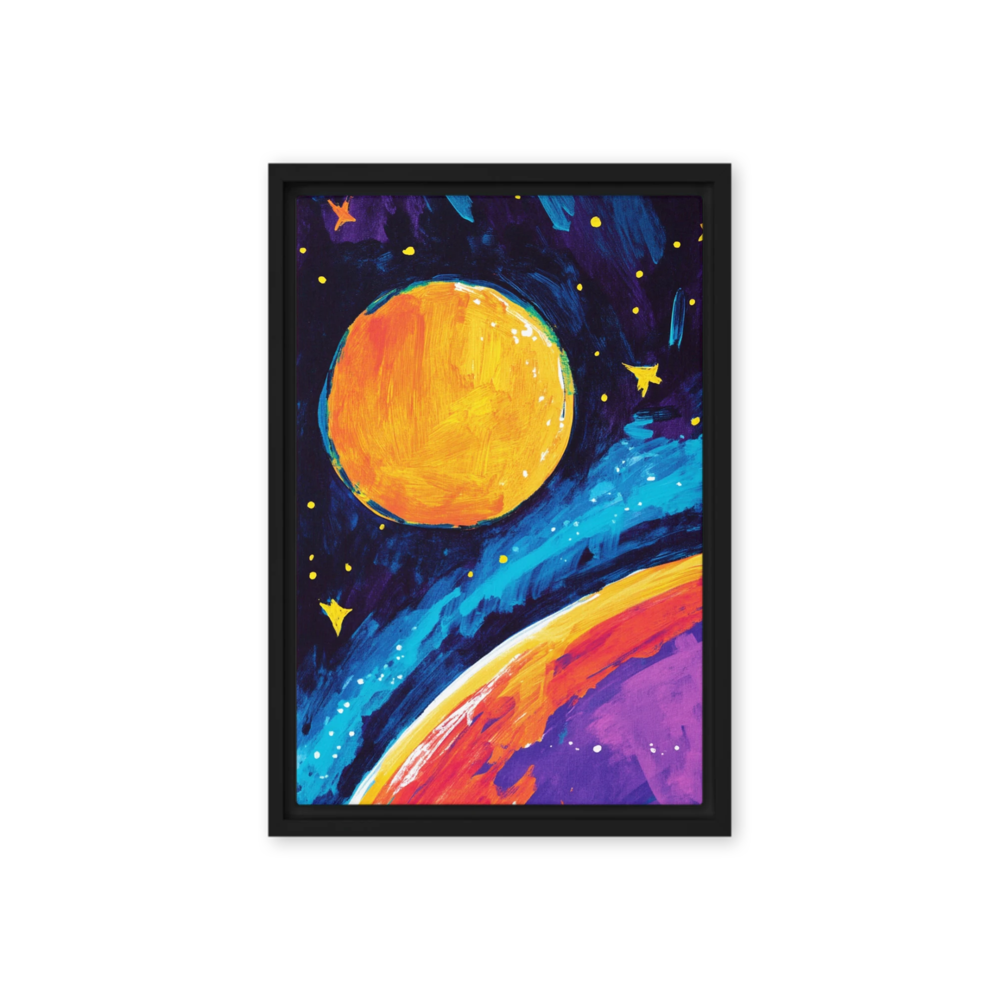 Abstract Planet in Space