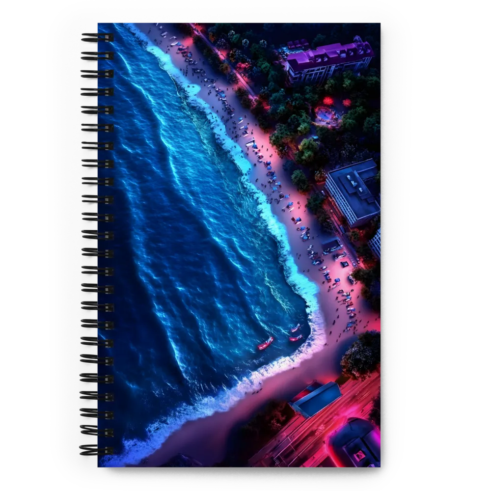 Coastal Neon Dream 
 Spiral Notebook | 140 pages