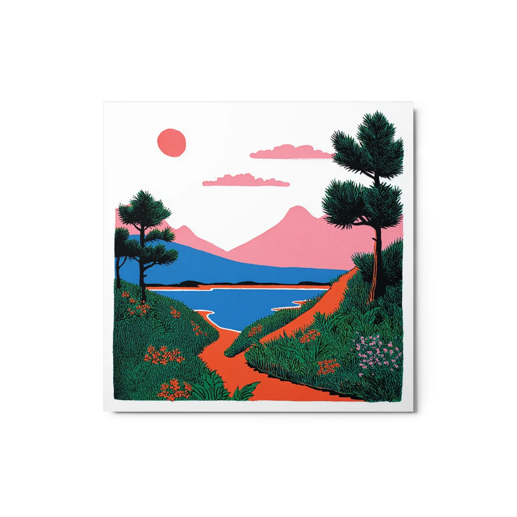 Pink Mountain Path
