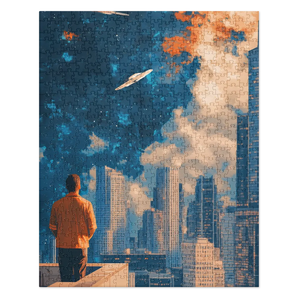 Urban Cosmic Gaze 
 Jigsaw Puzzle