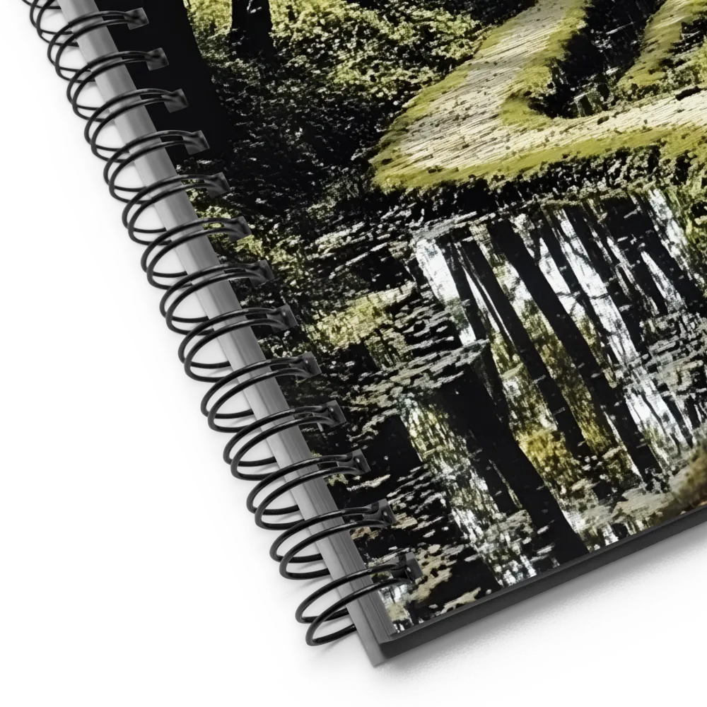 Winding Forest Path 
 Spiral Notebook | 140 pages