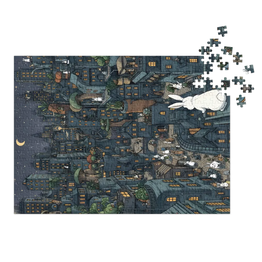 Moonlit Rabbit City