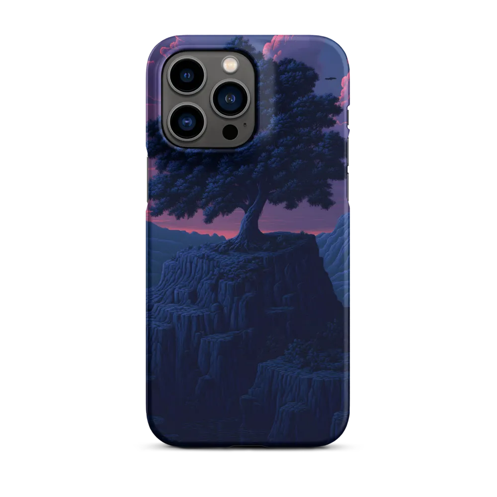 Solitary Tree on Cliff | Phone Case