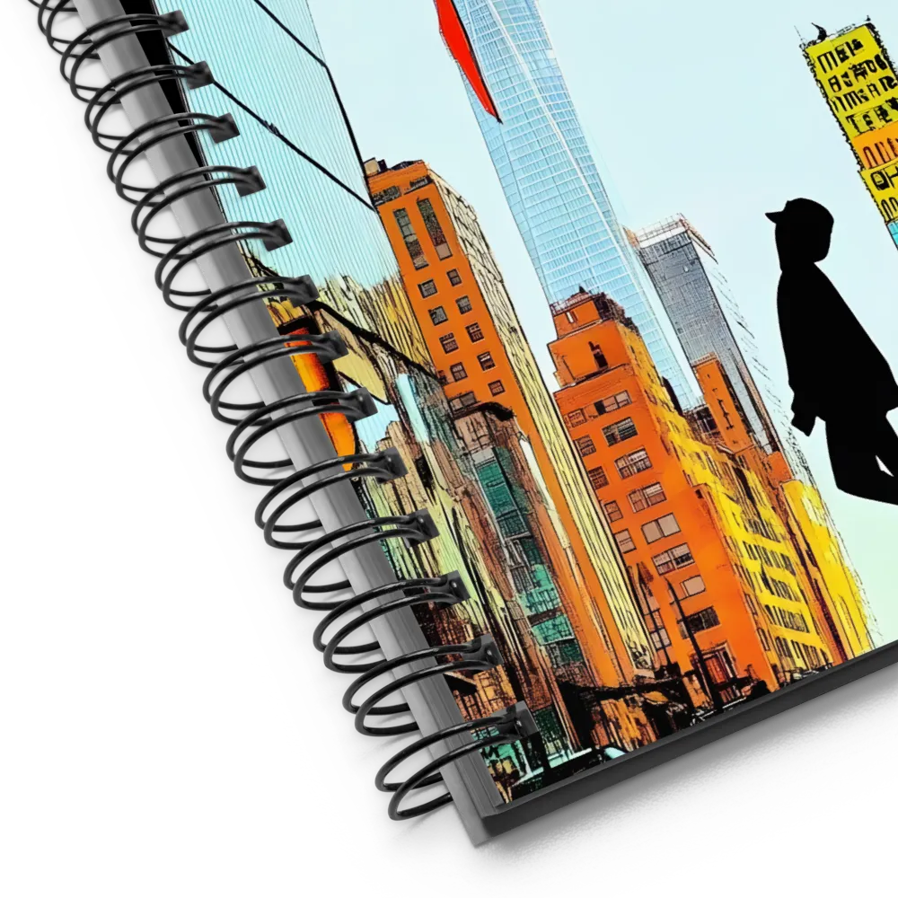Urban Silhouette Dream 
 Spiral Notebook | 140 pages