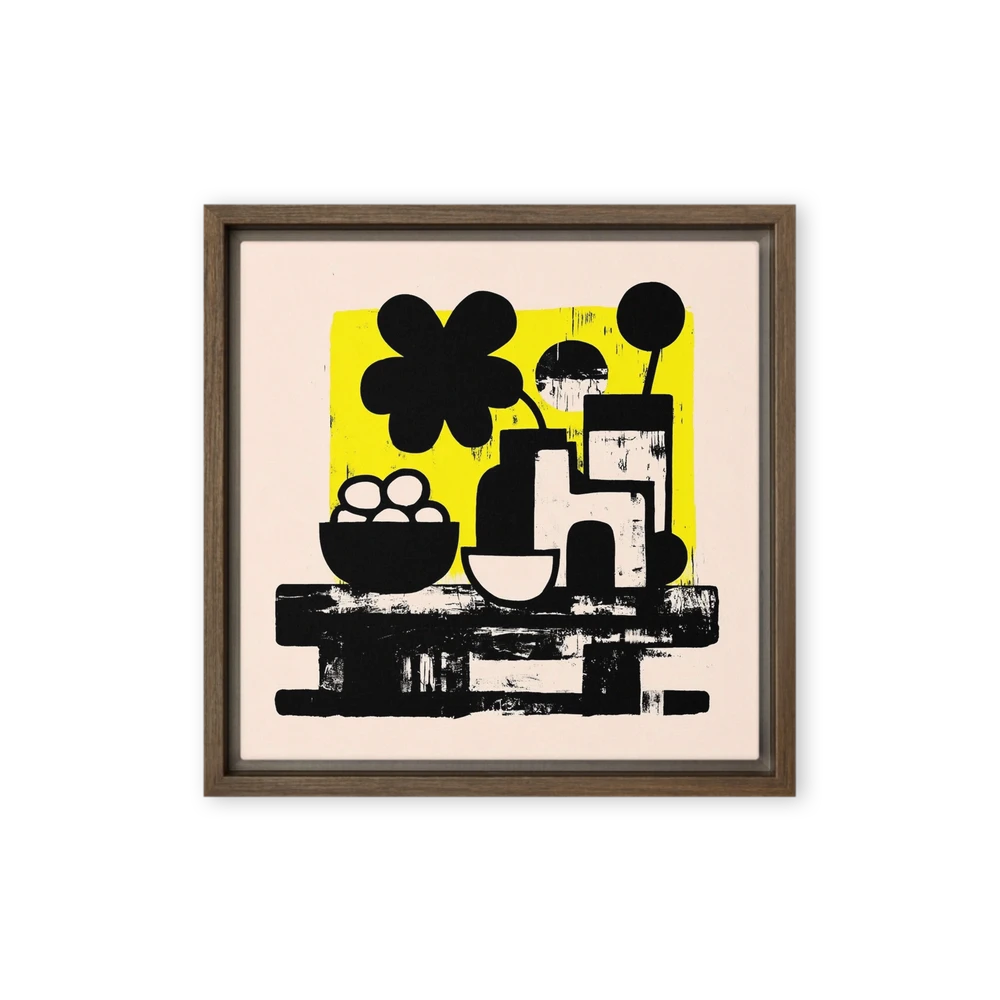Yellow Canvas Still Life | Art Print