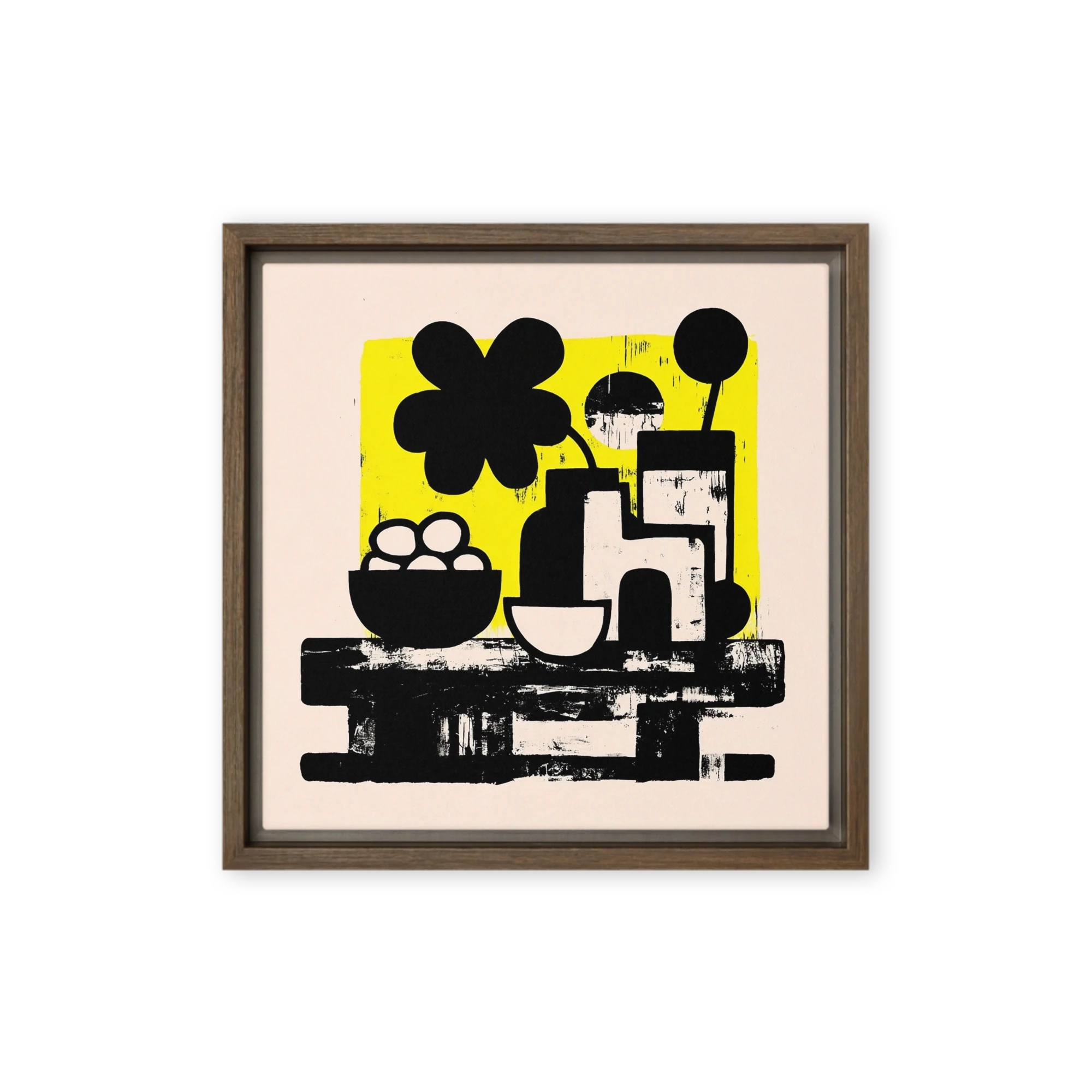Yellow Canvas Still Life | Art Print